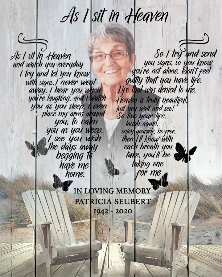 Obituary of Patricia Marie Seubert